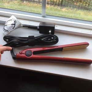 Sparkly Red Chi Flat Iton